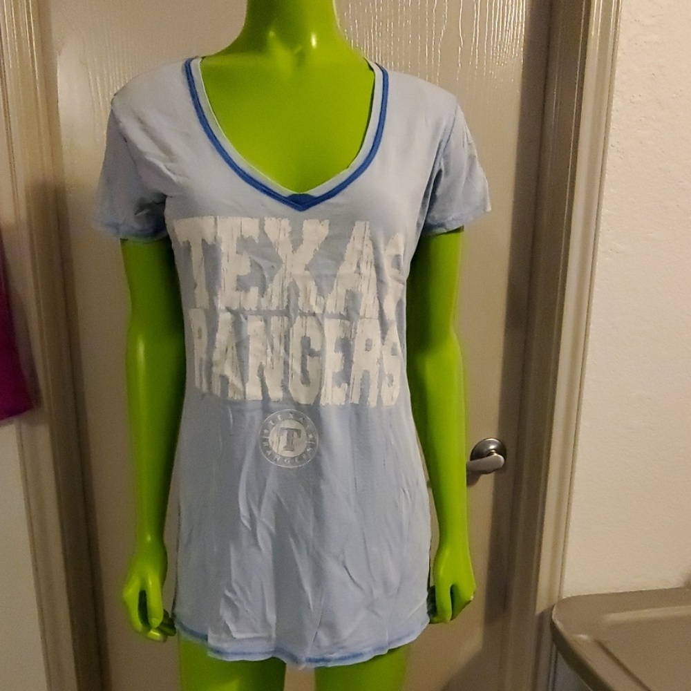 Texas Rangers tee Distressed look.